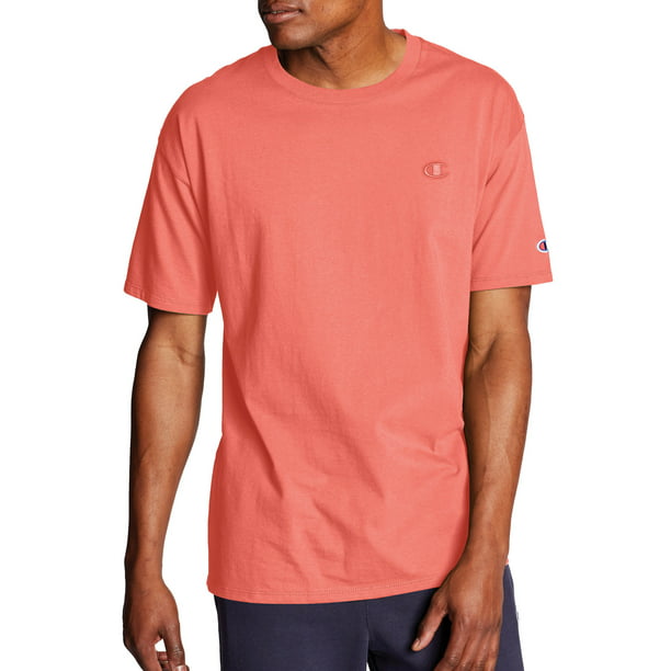 Red Solid Regular Fit Cotton Mens T-Shirt 